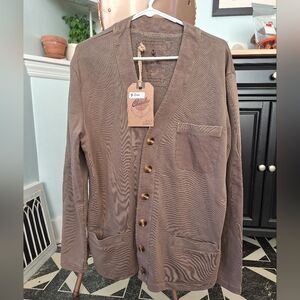 Claudio Milano Linen Cardigan Large